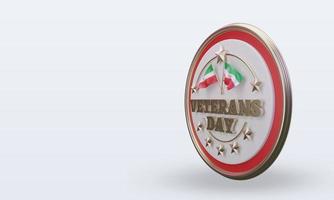 3d Veterans day Iran rendering right view photo