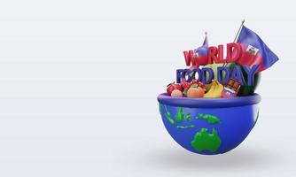 3d World Food Day Haiti rendering right view photo