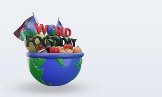 3d World Food Day South Sudan rendering left view photo