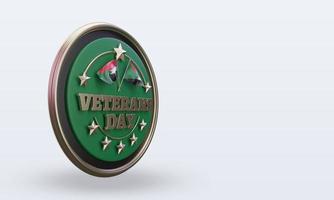 3d Veterans day Sudan rendering left view photo