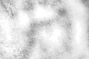 Vector halftone texture black and white background.