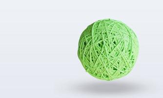 3d Sport Ball Rubber Band Ball rendering top view photo