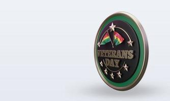 3d Veterans day Ghana rendering right view photo