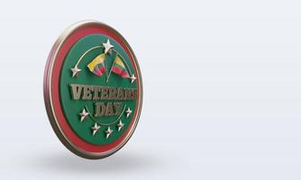 3d Veterans day Lithuania rendering left view photo