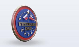 3d Veterans day Russian  rendering left view photo