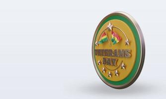 3d Veterans day Bolivia rendering right view photo