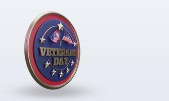 3d Veterans day Liberia rendering left view photo