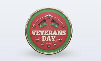 3d Veterans day Malawi rendering front view photo