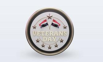 3d Veterans day Syria rendering front view photo