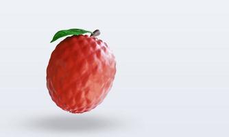 3d Fruits Lychee rendering left view photo