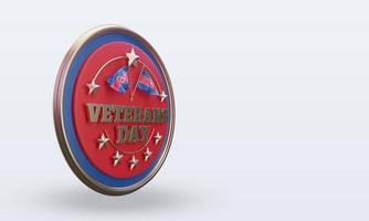 3d Veterans day North Korea rendering left view photo