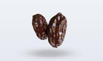 3d Fruits Dates fruit rendering front view photo