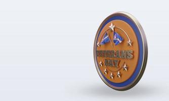 3d Veterans day Marshall Islands rendering right view photo