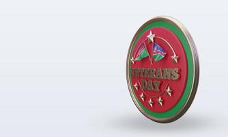 3d Veterans day Namibia rendering right view photo