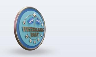 3d Veterans day Nicaragua rendering left view photo