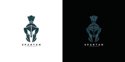 vector de diseño de logotipo espartano con concepto moderno y creativo