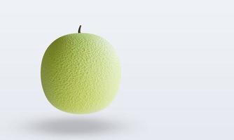 3d Fruits Cantaloupe rendering left view photo