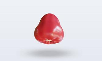 3d Fruits Waterapel rendering front view photo