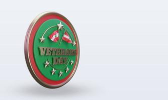 3d Veterans day Lebanon rendering left view photo