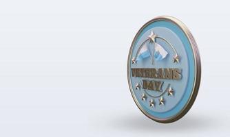 3d Veterans day San Marino rendering right view photo