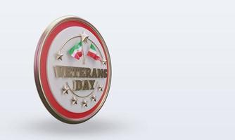 3d Veterans day Iran rendering left view photo