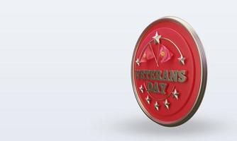 3d Veterans day Kyrgyzstan rendering right view photo