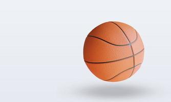 3d deporte pelota baloncesto renderizado vista superior foto