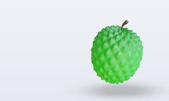 3d Fruits Persimmon rendering right view photo