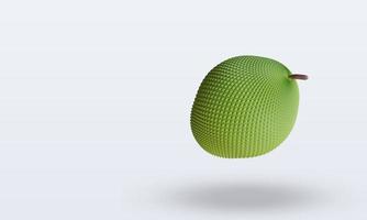 3d Fruits Jackfruit rendering top view photo
