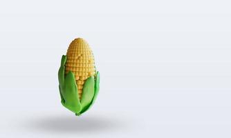 3d Vegetable Corn rendering left view photo