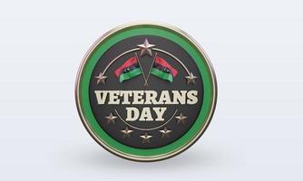 3d Veterans day Libya rendering front view photo