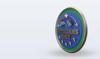 3d Veterans day South Sudan rendering right view photo