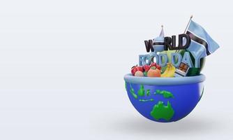 3d día mundial de la alimentación botswana renderizado vista derecha foto