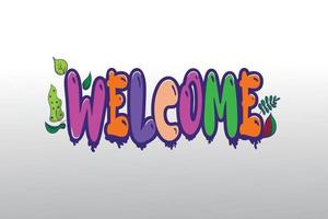 WELCOME LETTER BACKGROUND vector