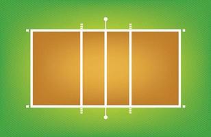 Illustration of volleyball court or field vector