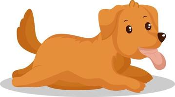 Dog Character Design Illustration vector