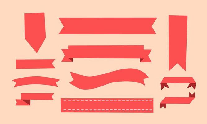 red ribbons collection