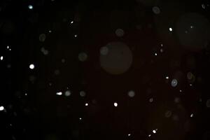 Defocused Night Snowfall photo