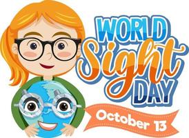 World Sight Day Concept Vector