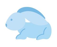 rabbit icon isolated vector