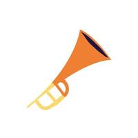 trumpet music instrument vector