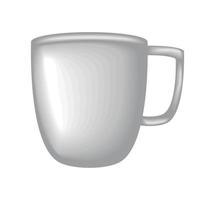 ceramic cup mockup vector