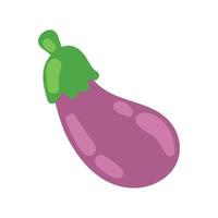 eggplant healthy food vector