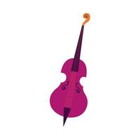 instrumento musical de violonchelo vector