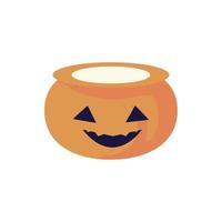 halloween pumpkin cartoon vector