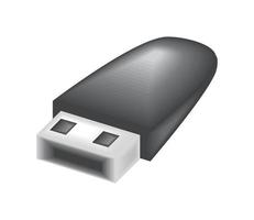 flash drive mockup icon vector