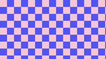 tablero de ajedrez azul y rosa estético, guinga, ilustración de papel tapiz de damas, perfecto para papel tapiz, telón de fondo, postal, fondo, pancarta vector