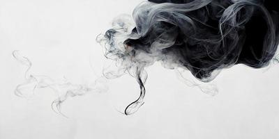 White background with smoke photo