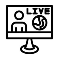 Live Icon Design vector