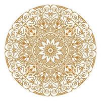 Luxury ornamental mandala design background vector